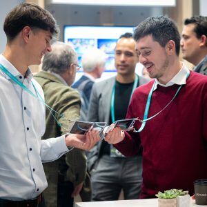Attendees connecting via the Klik SmartBadges™
