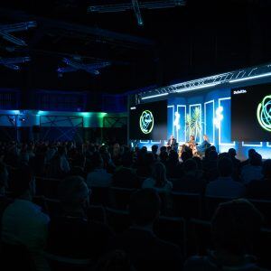 The main stage at Experience Analytics 2023